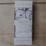 Woodland Animal Print Baby Muslins - Pack of 1 (120x120cm)