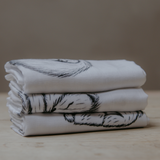 Woodland Animal Print Baby Muslins - Pack of 3 (60x60cm)