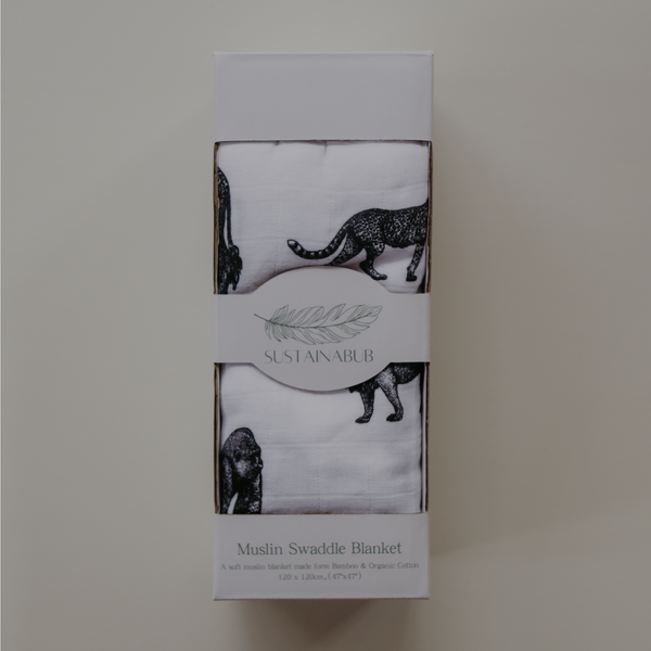 Safari Print Muslin (120x120cm)