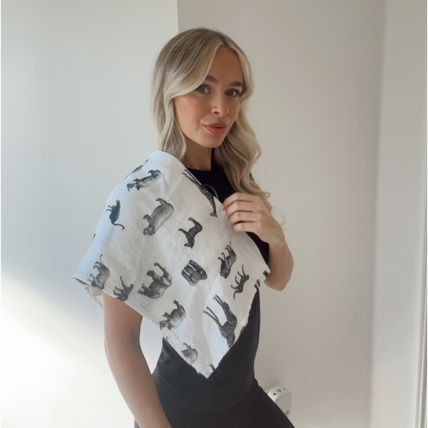 Safari Print Muslin (120x120cm)