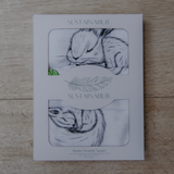 Woodland Animal Print Baby Muslins - Pack of 3 (60x60cm)