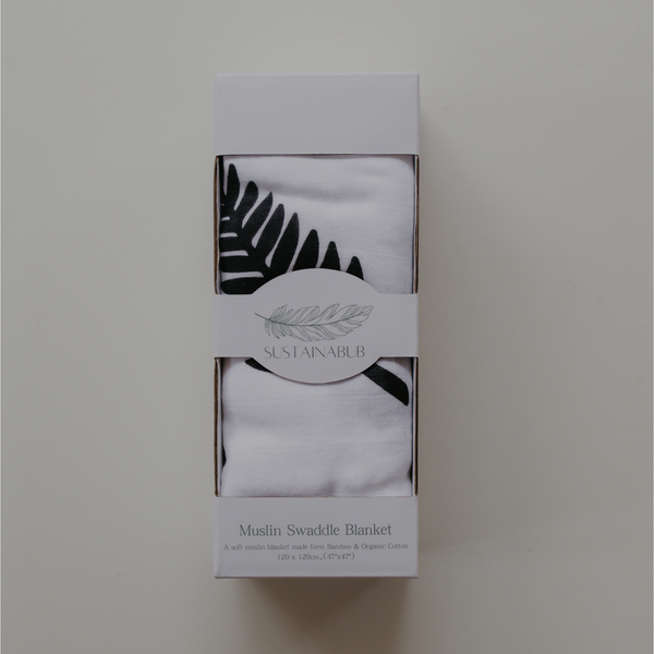 Fern Print Muslin (120x120cm)