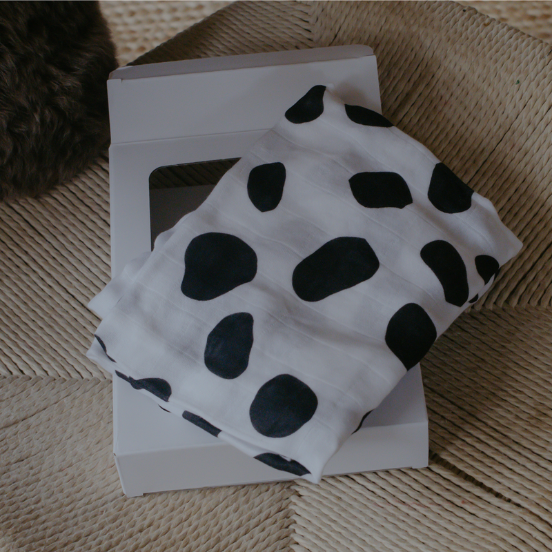Spot Print Muslin - Pack of Three (60x60cm)