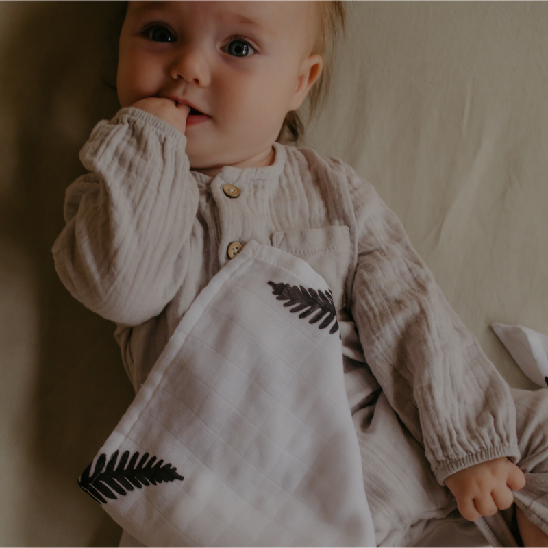 Fern Print Muslin (120x120cm)