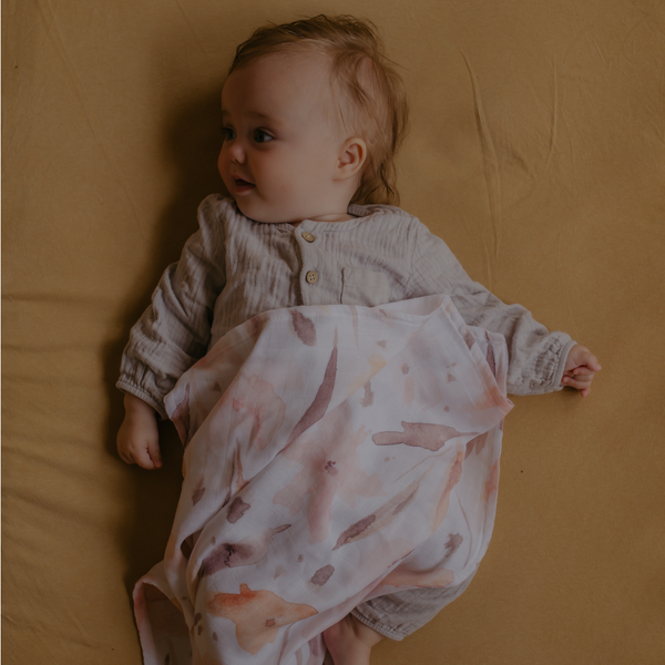 Flower Print Muslin -  (120cmx120cm)