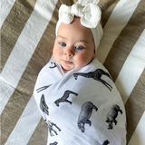 Safari Print Muslin - Pack of 3 (60x60cm)
