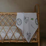 Woodland Animal Print Baby Muslins - Pack of 1 (120x120cm)