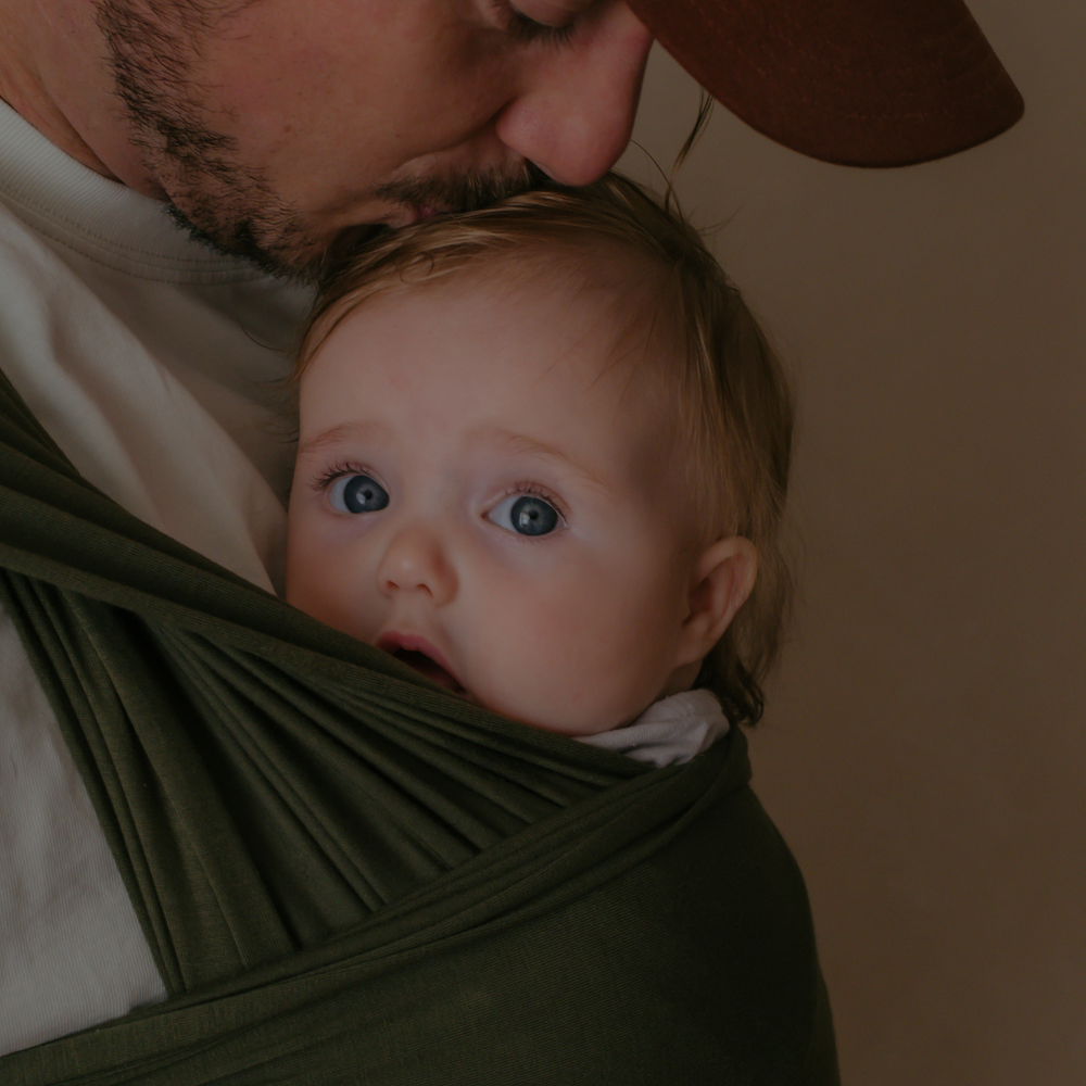 Sage Green - Baby Wrap Carrier – Sustainabub
