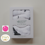 Safari Print Muslin - Pack of 3 (60x60cm)